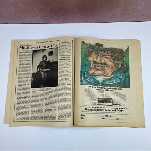 Vintage Rolling Stone Magazine The Poet's Poet Smothers Brothers March 14, 1974 - Picture 6 of 6